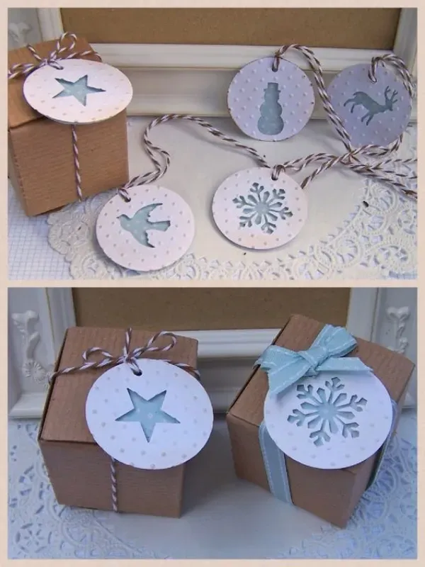 Ideias Encantadoras de Tags e Cartões DIY para o Natal, compartilhando presentes únicos. Mergulhe nesta magia do artesanato natalino.
