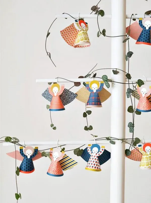 Preparando para o Natal: 26 Ideias de Enfeites de Natal de Anjos Encantadores