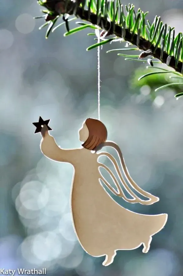 Preparando para o Natal: 26 Ideias de Enfeites de Natal de Anjos Encantadores