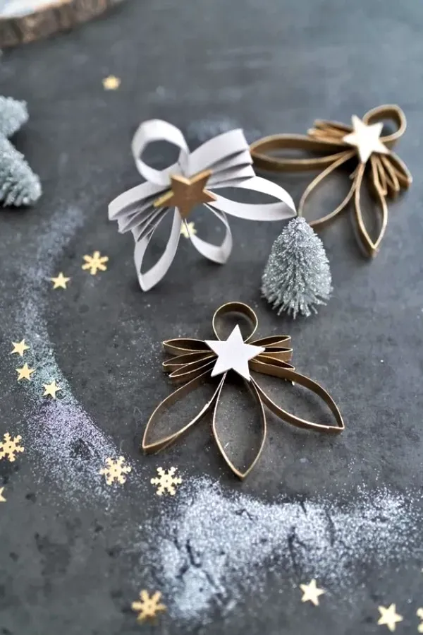 Preparando para o Natal: 26 Ideias de Enfeites de Natal de Anjos Encantadores