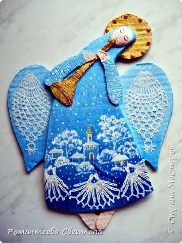 Preparando para o Natal: 26 Ideias de Enfeites de Natal de Anjos Encantadores