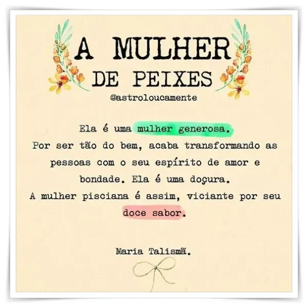 As mulheres de cada signo e o seu “style” – qual é o seu signo?  Peixes