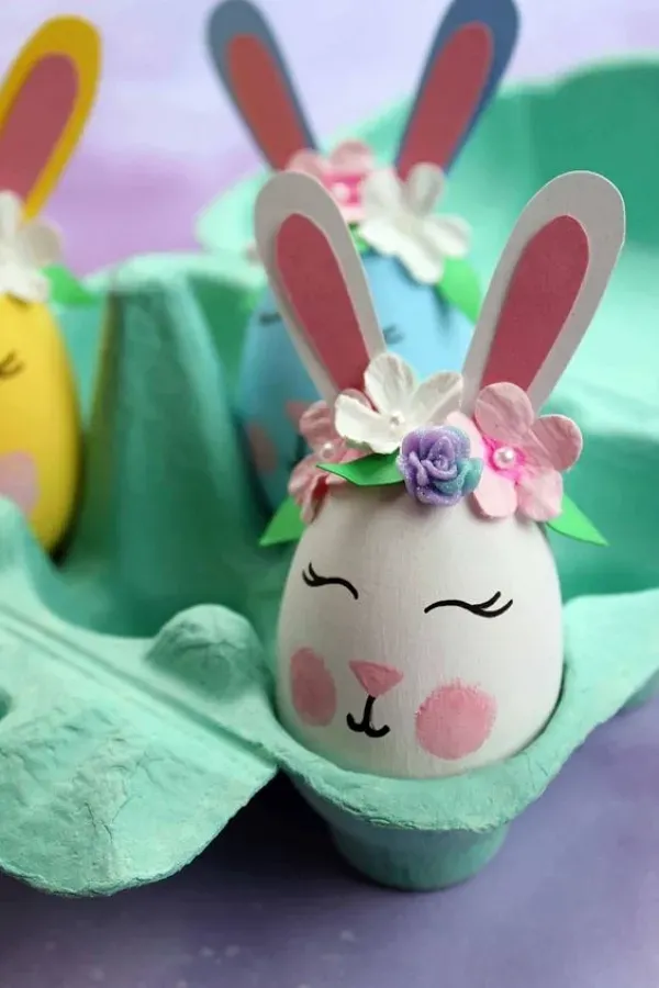 Preparando a Páscoa: Ideias de enfeites com coelhos da Páscoa