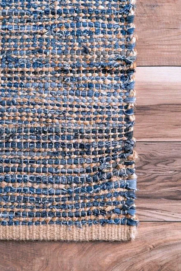 16 maneiras criativas de fazer tapetes usando jeans reciclado