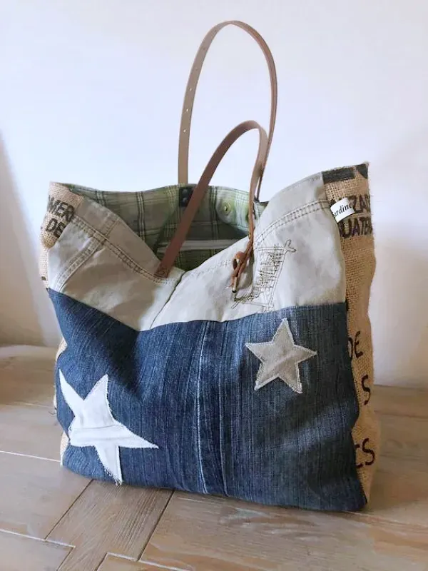 Bolsas de jeans reciclado: A moda sustentável com muito estilo