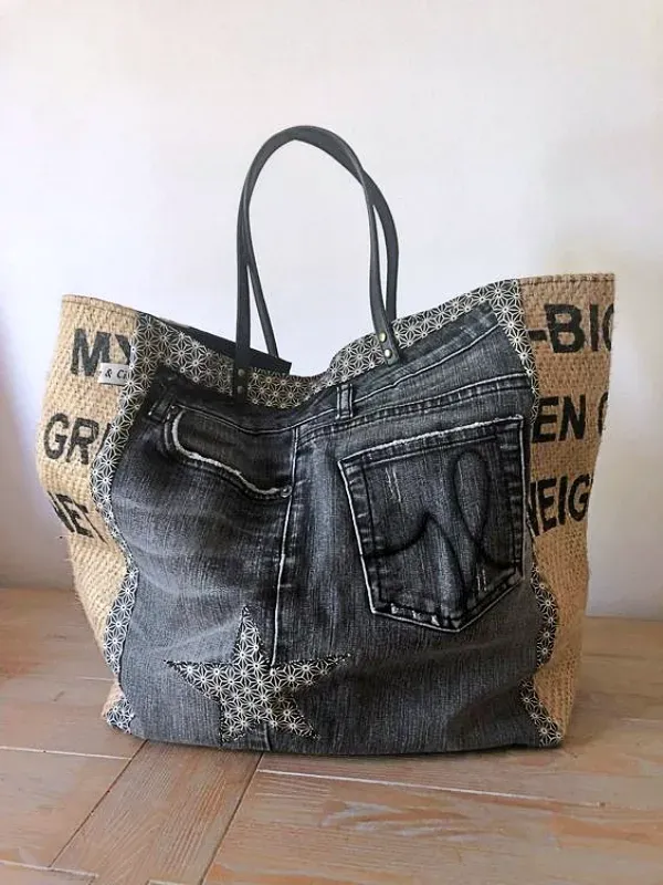 Bolsas de jeans reciclado: A moda sustentável com muito estilo