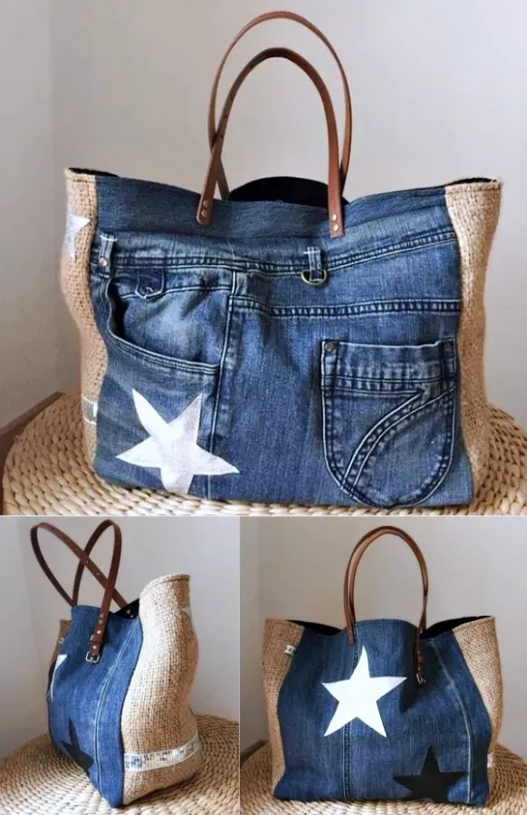 Bolsas de jeans reciclado: A moda sustentável com muito estilo