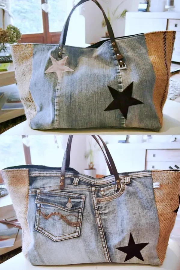 Bolsas de jeans reciclado: A moda sustentável com muito estilo