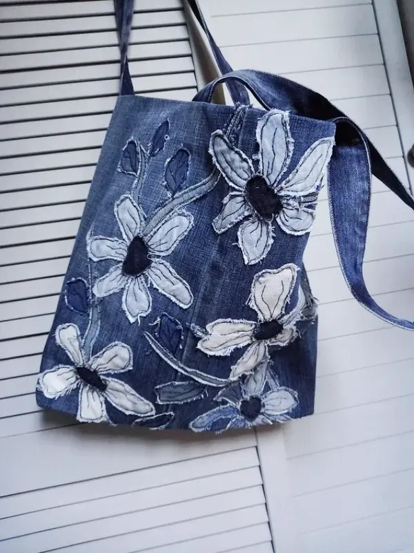 Bolsas de jeans reciclado: A moda sustentável com muito estilo