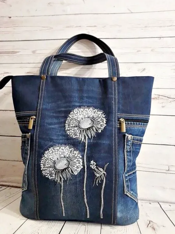 Bolsas de jeans reciclado: A moda sustentável com muito estilo