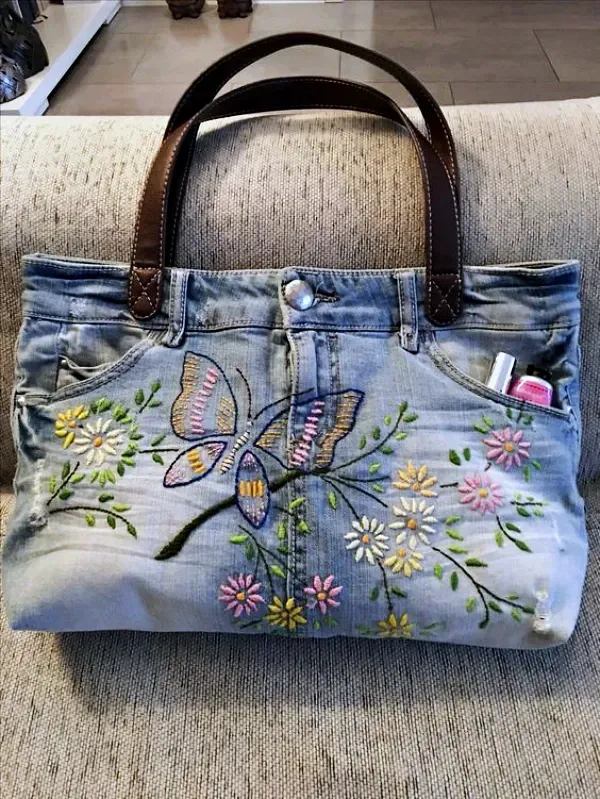 Bolsas de jeans reciclado: A moda sustentável com muito estilo