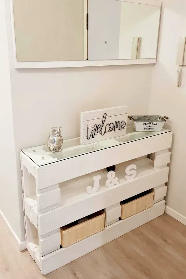 Ideias criativas e baratas: Móveis feitos com pallets