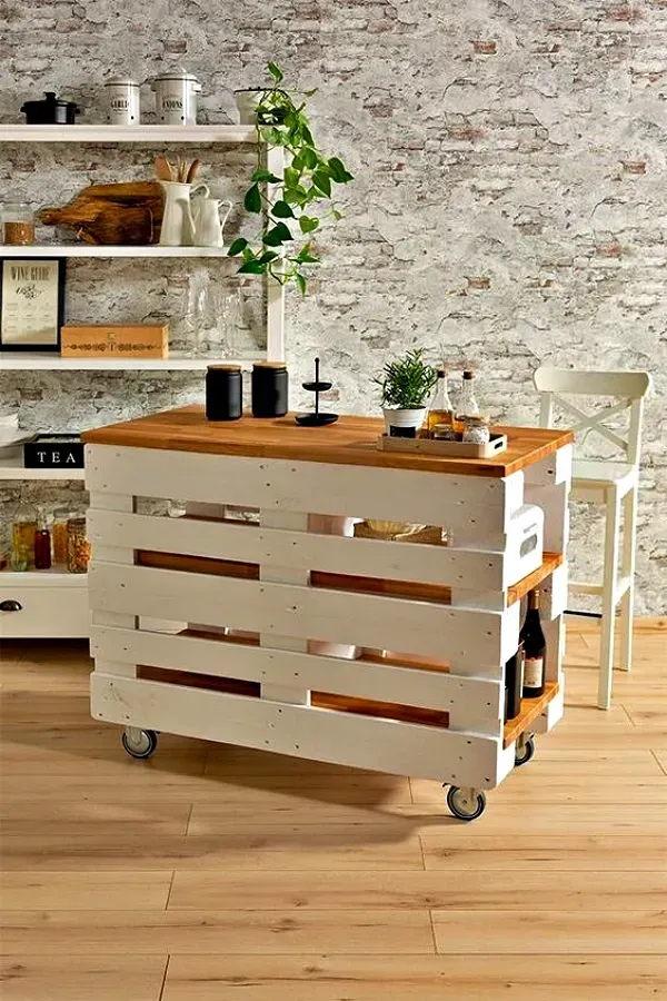 Ideias criativas e baratas: Móveis feitos com pallets
