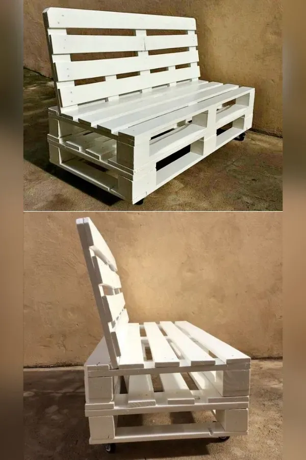 Ideias criativas e baratas: Móveis feitos com pallets