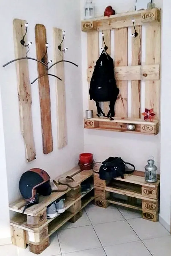 Ideias Criativas para Organizar sua Casa com Pallets