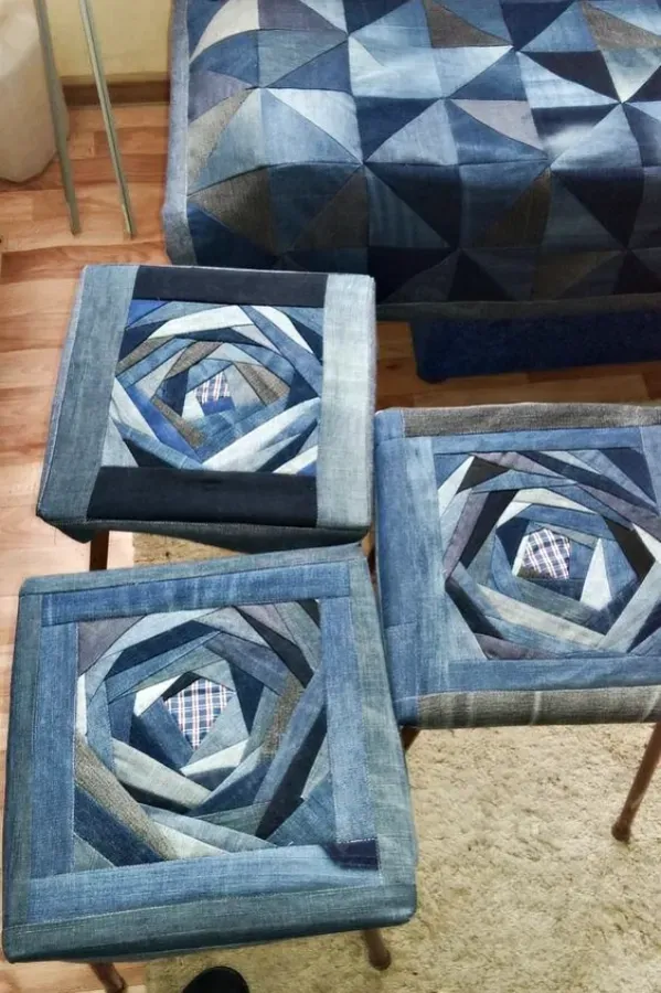 Reciclando o jeans: Ideias incríveis para transformar retalhos