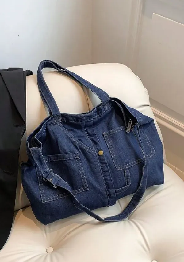 Estilo e Sustentabilidade: 18 Ideias para Fazer Sua Bolsa com Jeans Reciclado