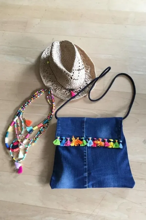 Moda eco-friendly - Ideias e modelos de bolsas de jeans reciclado