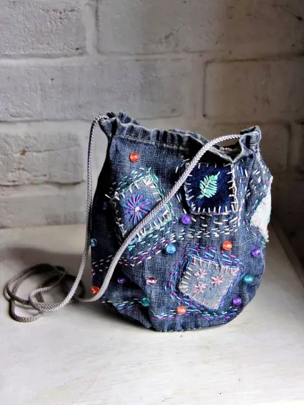 Moda eco-friendly - Ideias e modelos de bolsas de jeans reciclado