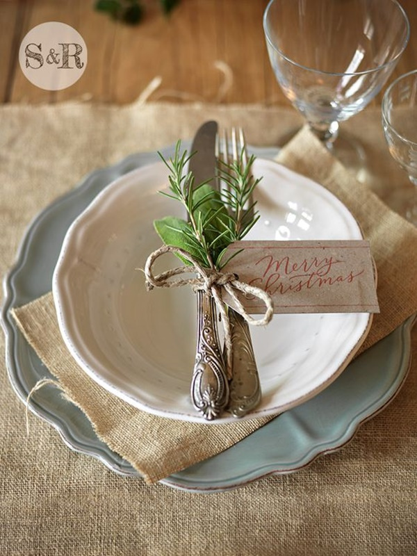 DIY - decoração de mesa de Natal