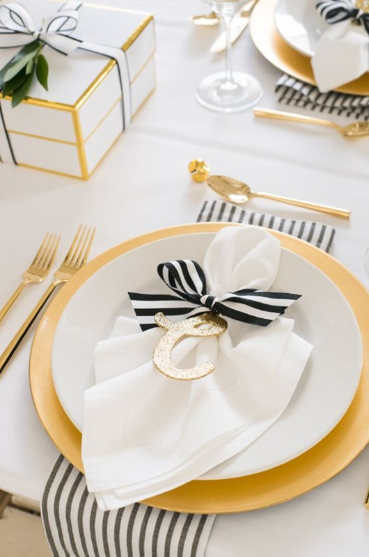 DIY - decoração de mesa de Natal