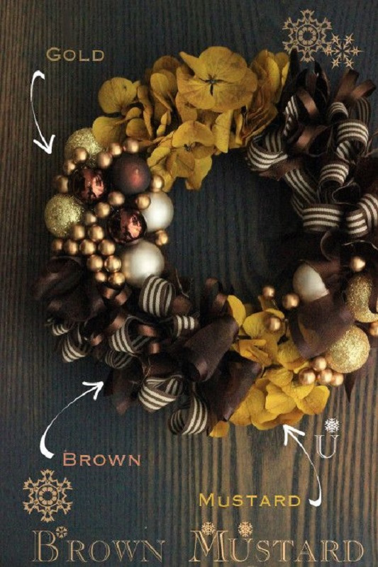 18 ideias de enfeite de Natal para porta - Guirlanda - Christmas wreaths