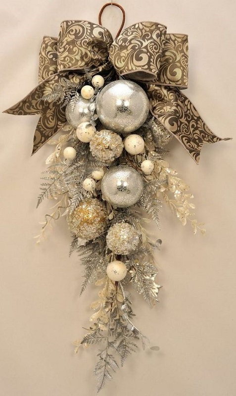 18 ideias para enfeitar - Enfeites de Natal para porta - Xstmas ideas