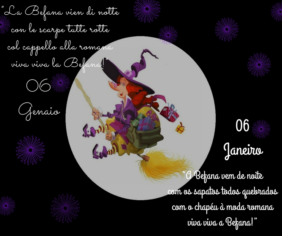 O Dia dos Reis Magos e a bruxa Befana, na Itália!