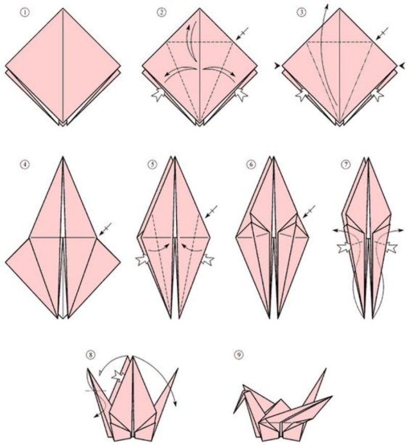 Passo-a-passo de origami tsuro para decorar sua árvore de Natal