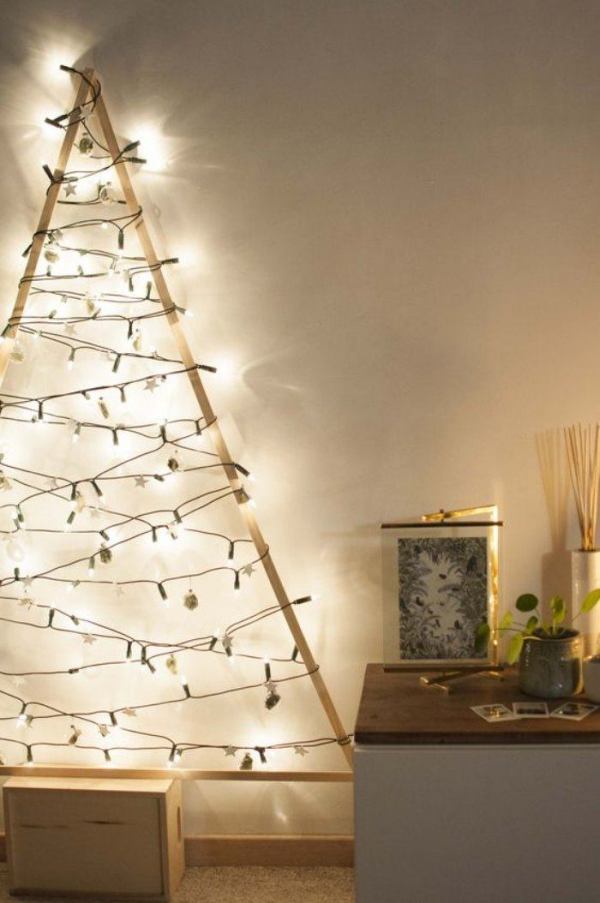 Preparando o Natal: +26 ideias de árvore de Natal criativa e moderna
