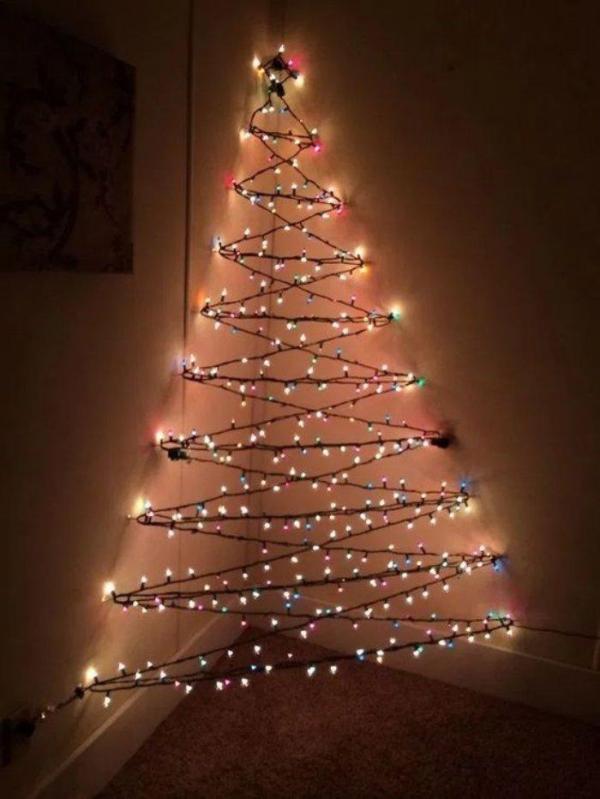 Preparando o Natal: +26 ideias de árvore de Natal criativa e moderna