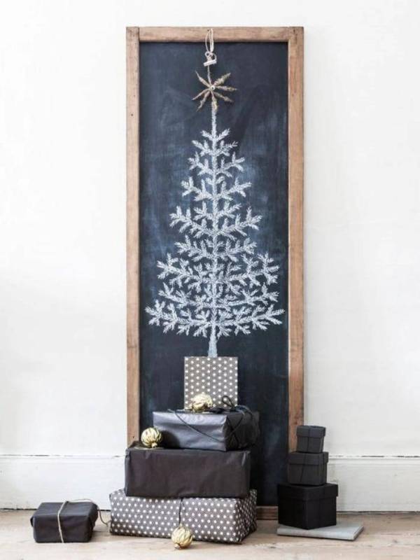 Preparando o Natal: +26 ideias de árvore de Natal criativa e moderna