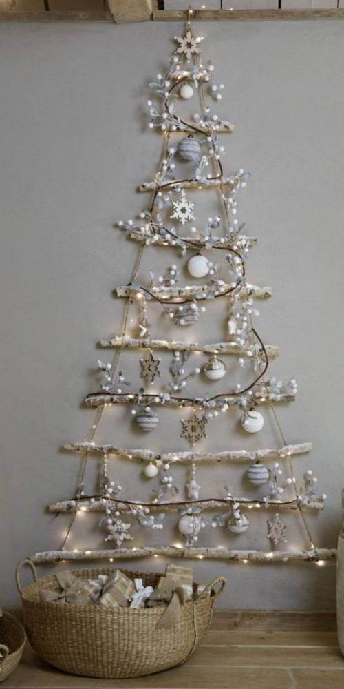 Preparando o Natal: +26 ideias de árvore de Natal criativa e moderna