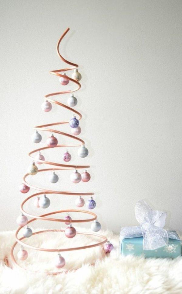 Preparando o Natal: +26 ideias de árvore de Natal criativa e moderna