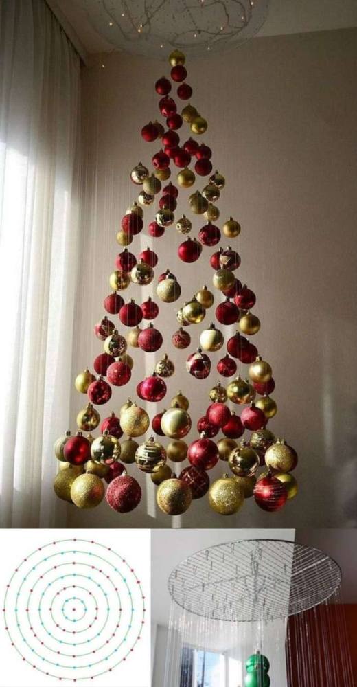 Preparando o Natal: +26 ideias de árvore de Natal criativa e moderna