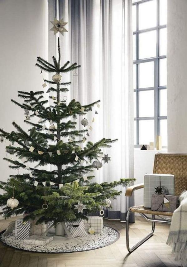 Preparando o Natal : 19 ideias de árvore de Natal tradicional