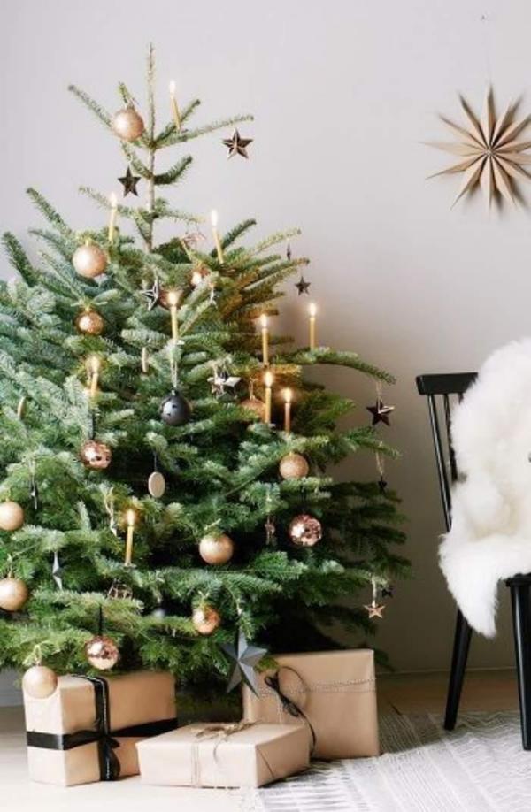 Preparando o Natal : 19 ideias de árvore de Natal tradicional