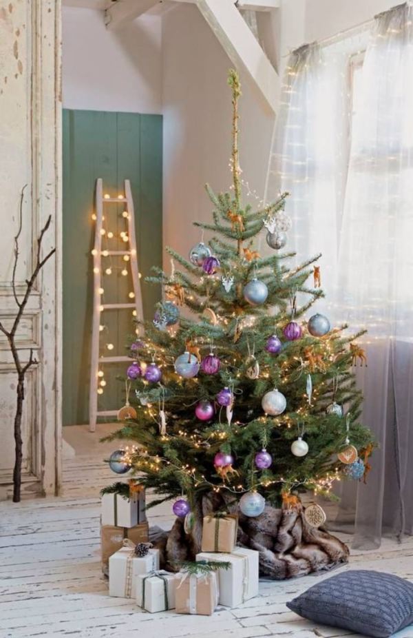 Preparando o Natal : 19 ideias de árvore de Natal tradicional