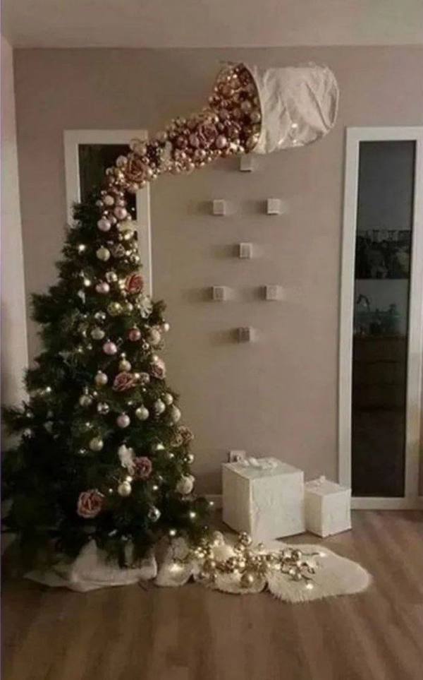 Preparando o Natal : 19 ideias de árvore de Natal tradicional