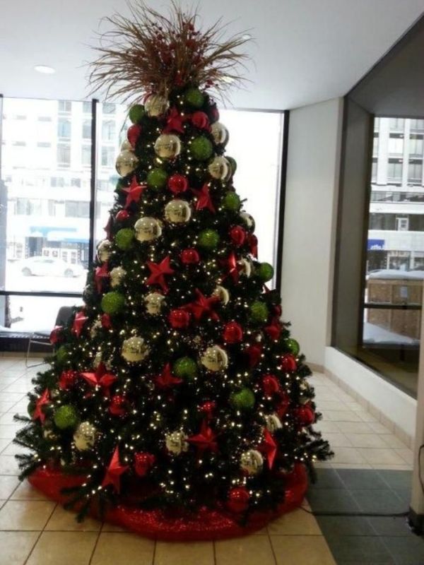 Preparando o Natal : 19 ideias de árvore de Natal tradicional