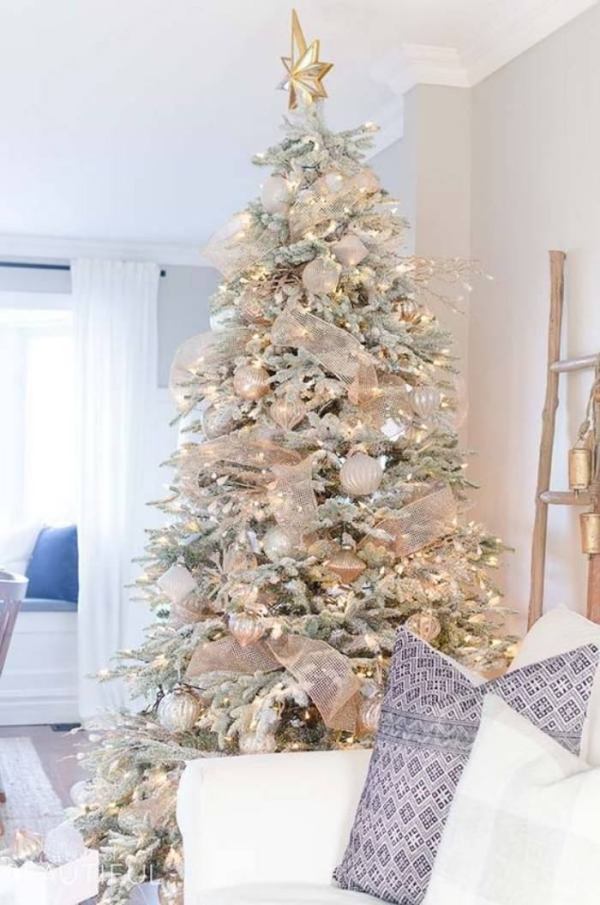 Preparando o Natal : 19 ideias de árvore de Natal tradicional