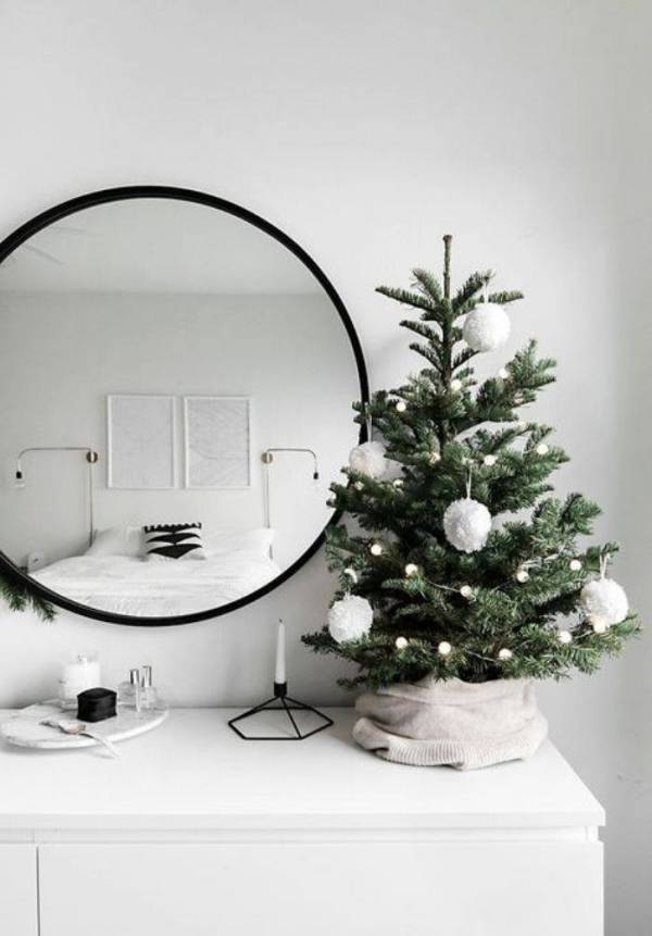 Preparando o Natal: 27 ideias de árvore de Natal de mesa