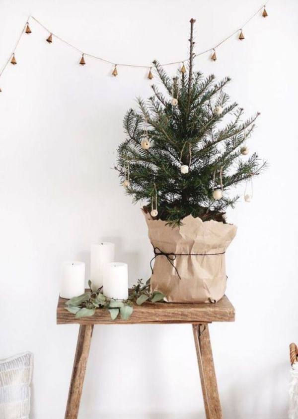 Preparando o Natal: 27 ideias de árvore de Natal de mesa
