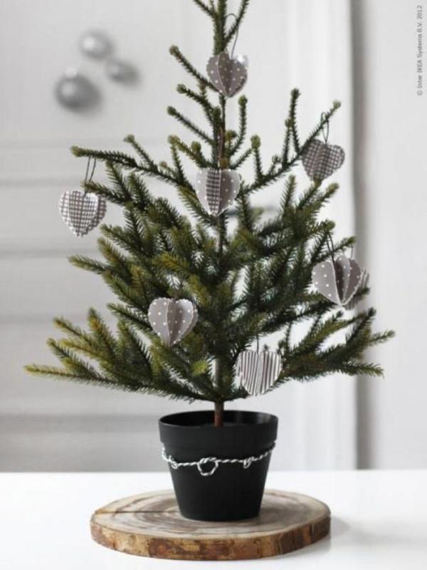 Preparando o Natal: 27 ideias de árvore de Natal de mesa