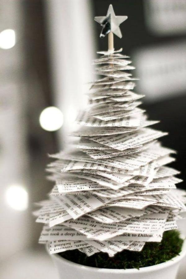 Preparando o Natal: 27 ideias de árvore de Natal de mesa