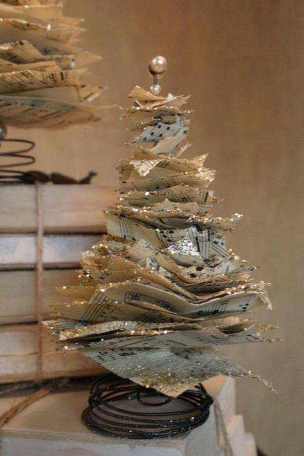 Preparando o Natal: 27 ideias de árvore de Natal de mesa