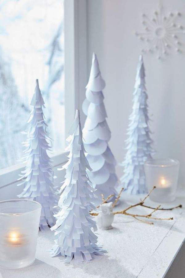 Preparando o Natal: 27 ideias de árvore de Natal de mesa