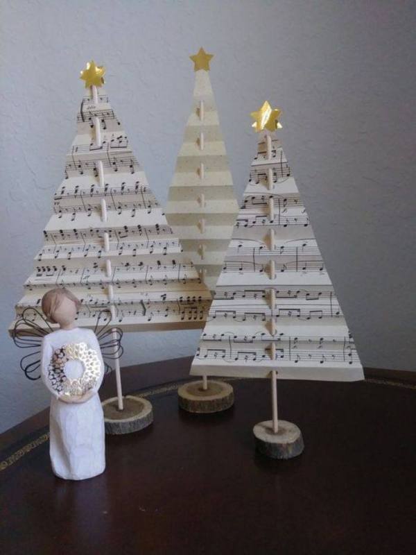 Preparando o Natal: 27 ideias de árvore de Natal de mesa