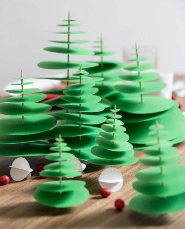 Preparando o Natal: 27 ideias de árvore de Natal de mesa