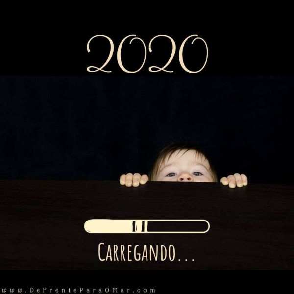 Feliz Ano Novo Feliz 2020 !- Mensagem Carregando
